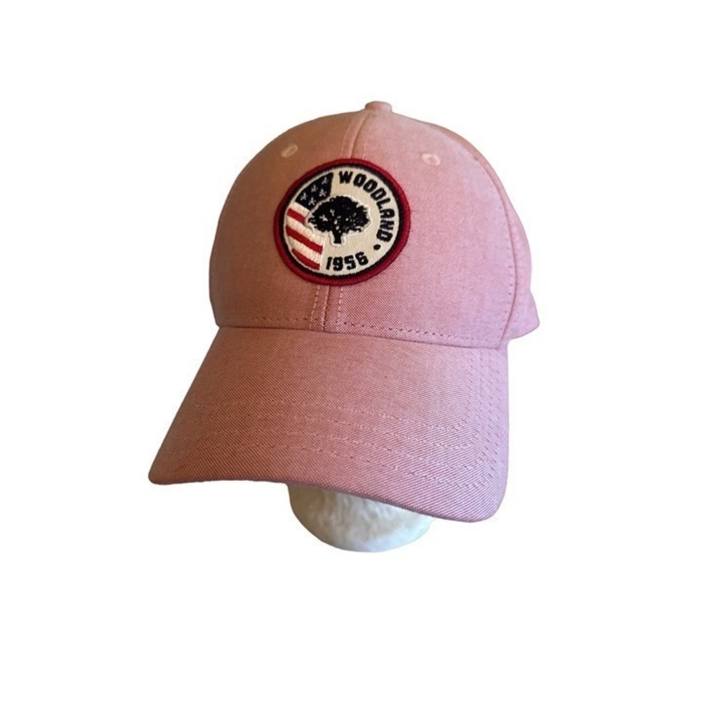 Heathered Red Woodland Country Club Carmel Indiana Hat Cap Adjustable